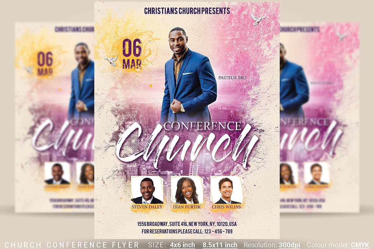 Church Conference Flyer Poster example image 1