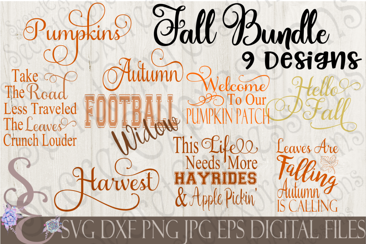 Download Fall SVG Bundle 9 Designs
