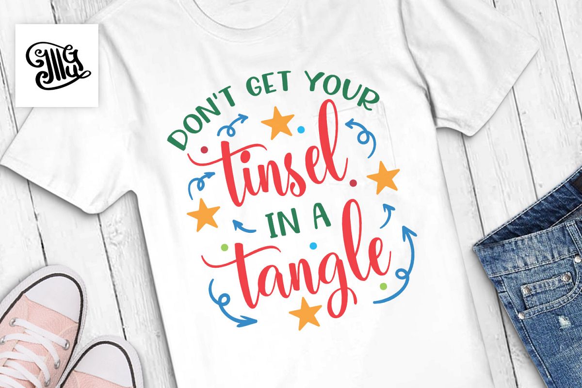 Don't get your tinsel in a tangle Christmas sayings example image 1