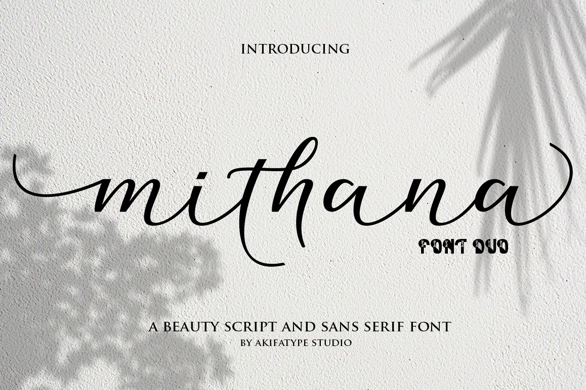 Mithana Font Duo example image 1