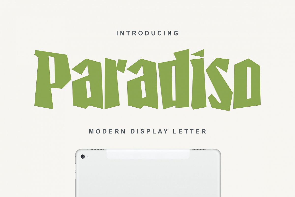 Paradiso Typeface example image 1