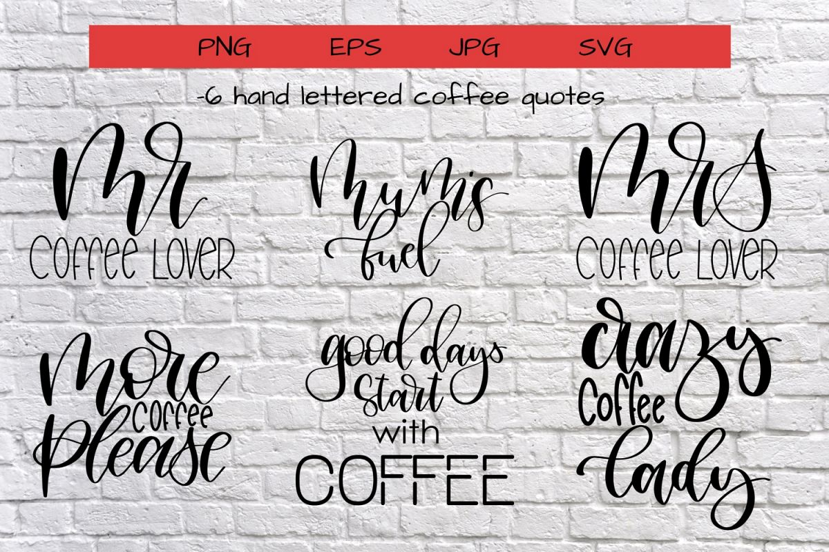 Coffee quotes bundle example image 1
