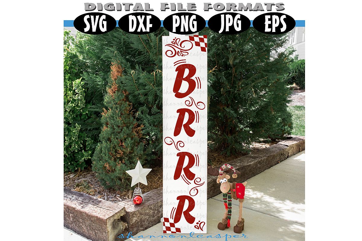 Christmas Porch Wood Sign SVG example image 1