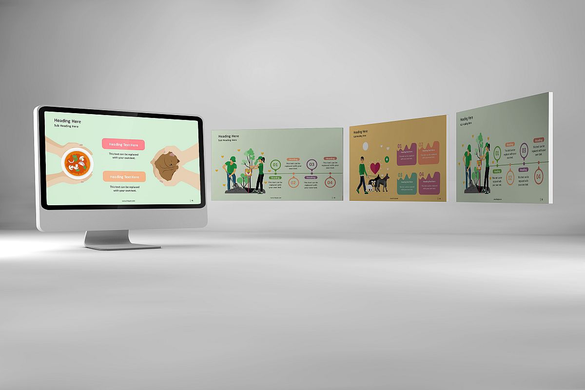 Volunteering My Life Presentation Template example image 1