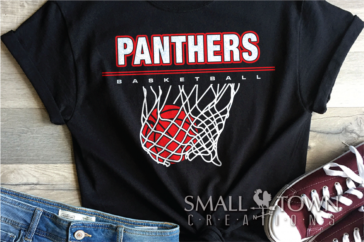 Panther, Basketball, Team, Sport, Design, PRINT, CUT, DESIGN example image 1
