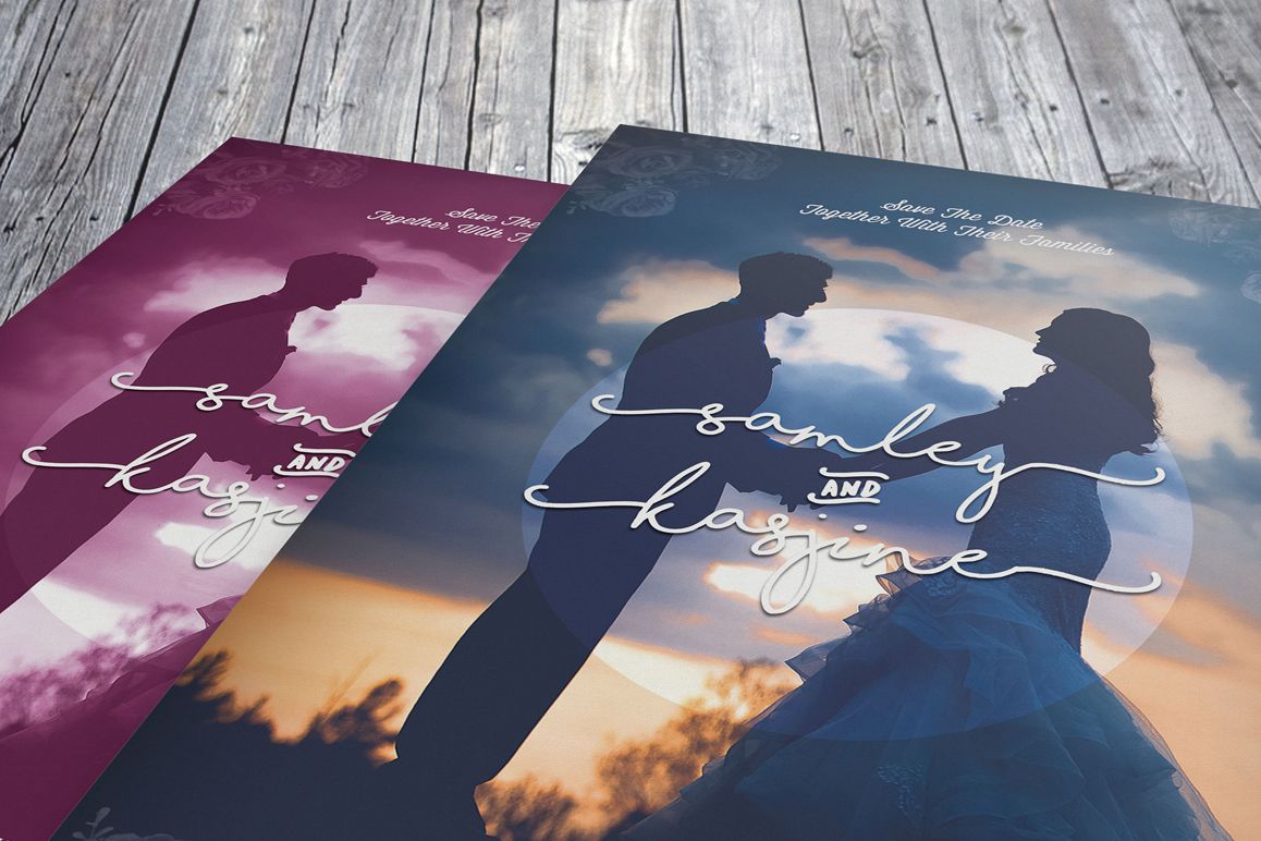 Elegance Wedding Invitation example image 1