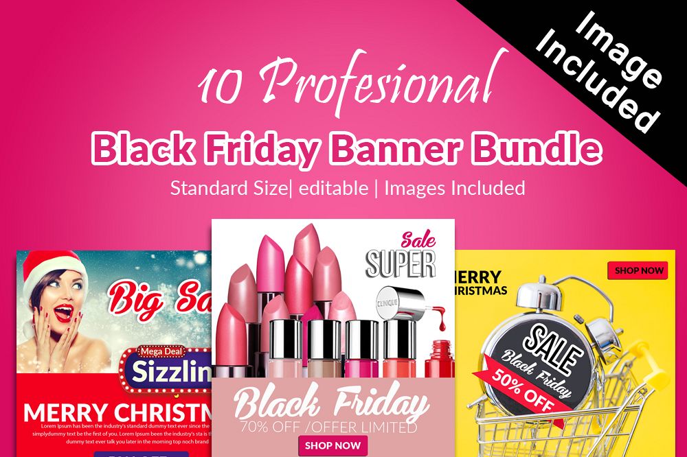 Black Friday Sale Banner Banner example image 1