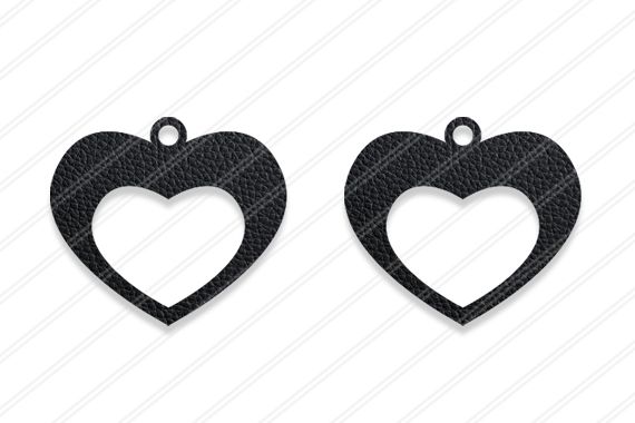 Download Heart earrings svg , Jewelry svg, leather jewelry, Cricut ...