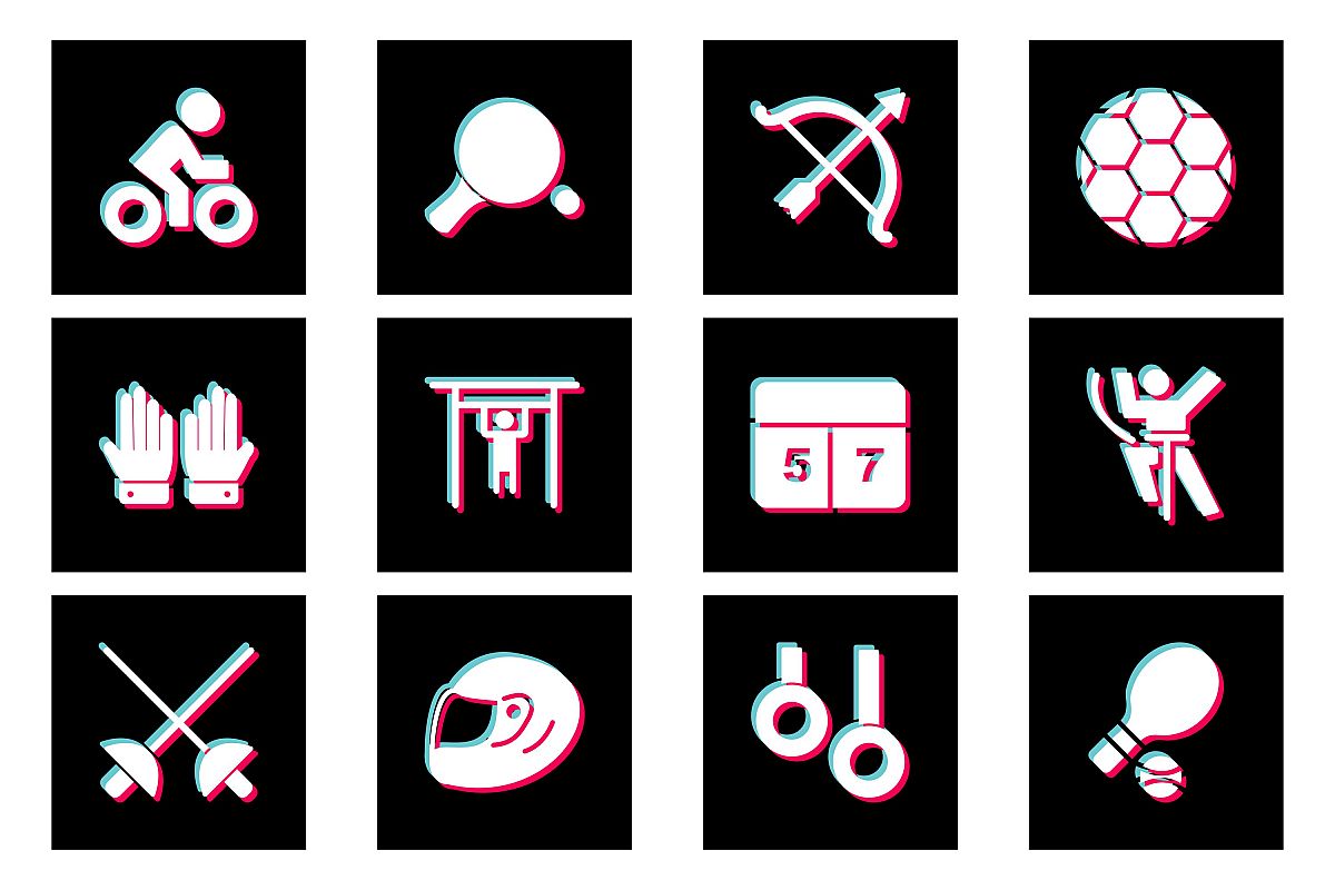 Set Of Sports And Game Icons example image 1