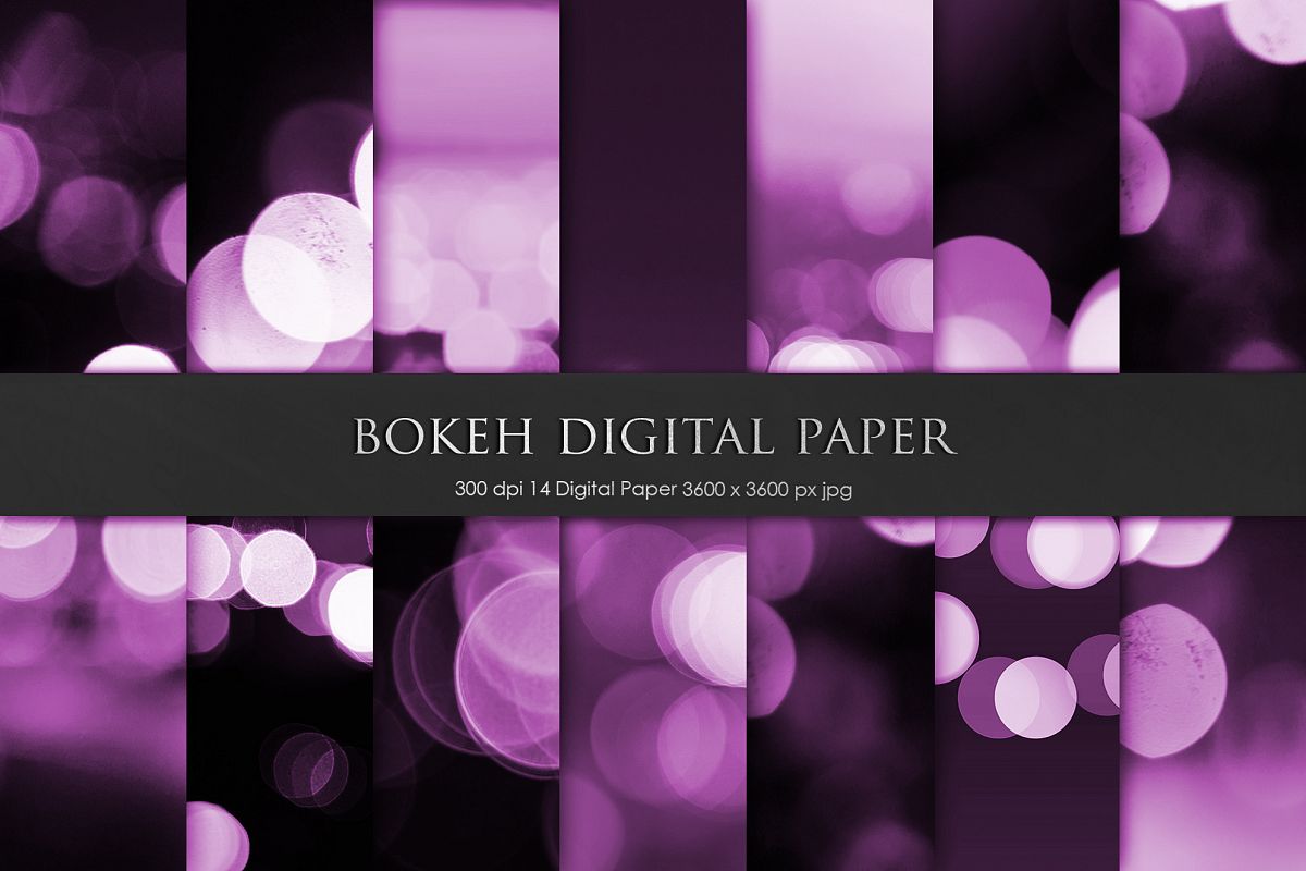 Bokeh Digital Paper example image 1