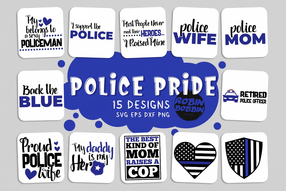 Download Policeman SVG Bundle - Police Pride Bundle SVG (310538 ...