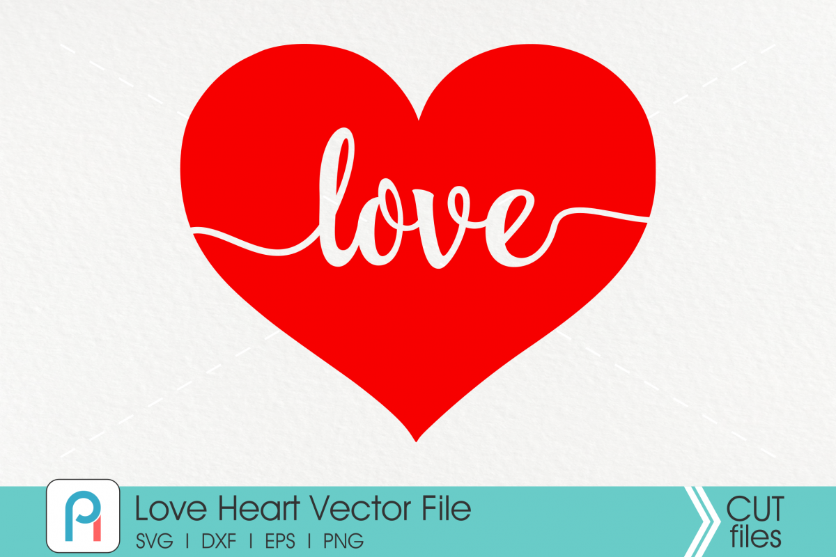 Love Svg, Heart Svg, Love Heart Svg, Valentine's Day Svg example image 1