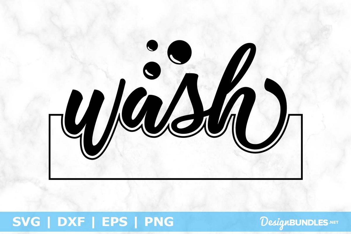 Wash SVG File example image 1