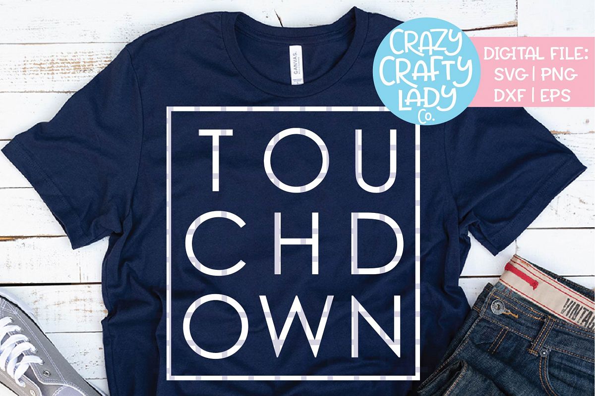 Touchdown SVG DXF EPS PNG Cut File example image 1