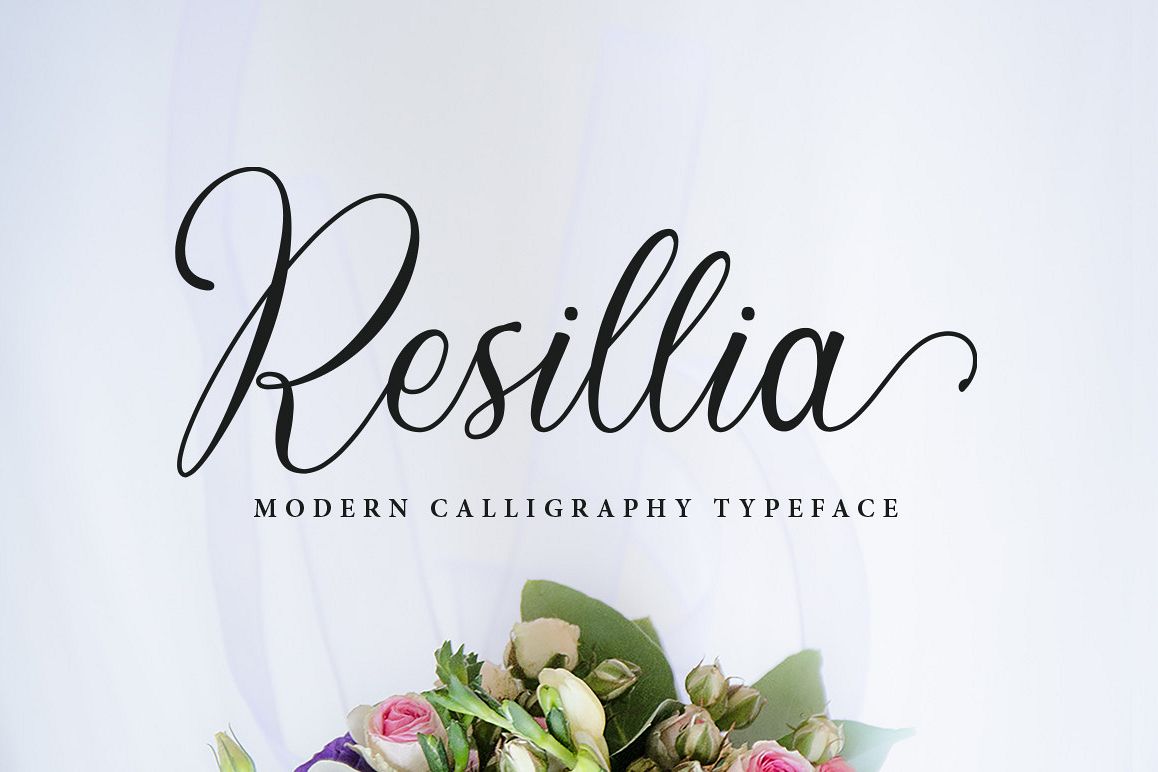 Resillia Script (30% OFF) example image 1