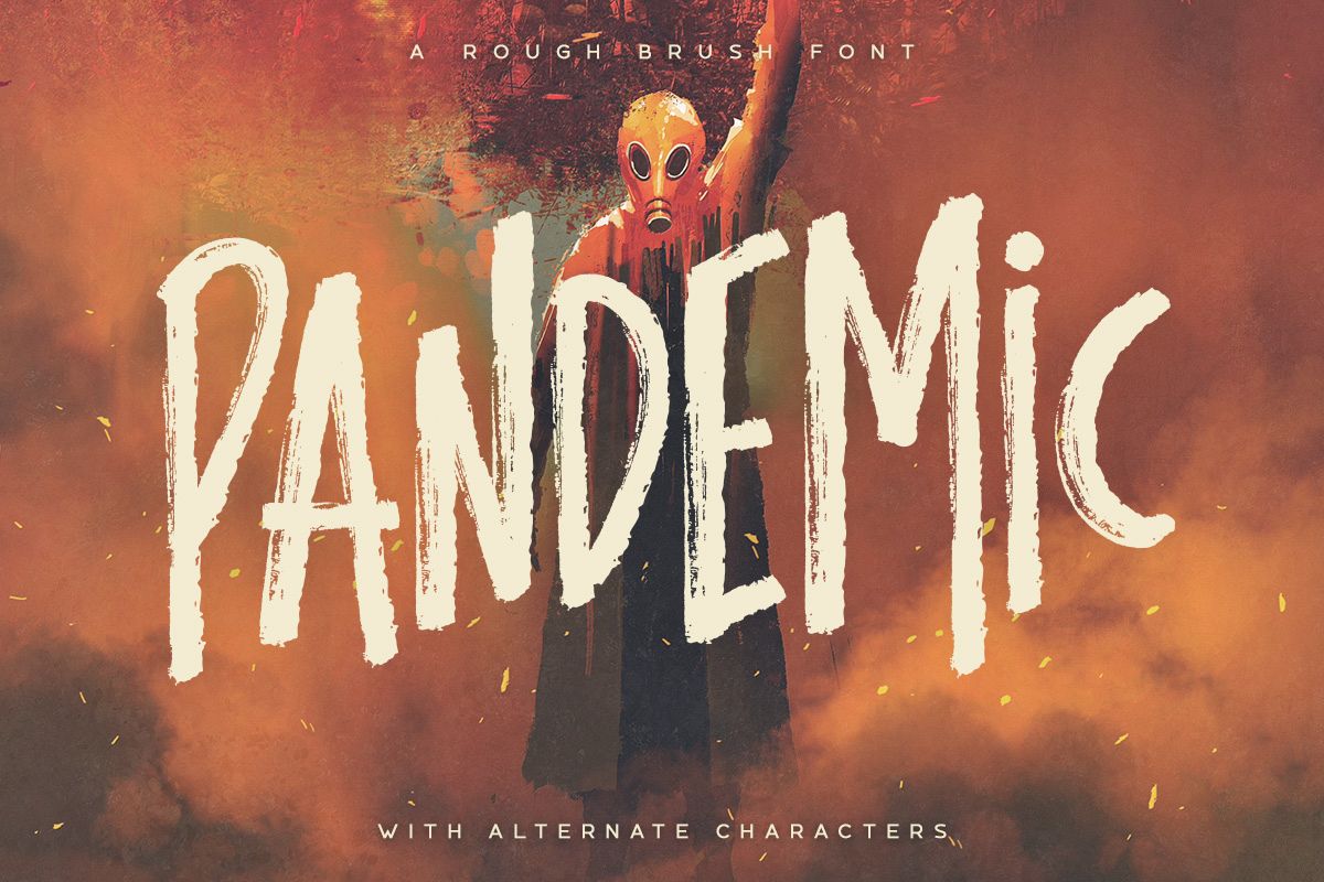 Pandemic - Brush Font example image 1