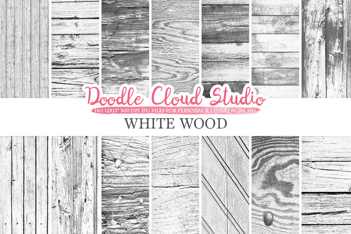 White Wood digital paper, Shabby Old Wood, Distressed Wood Backgrounds, Real Rustic Wood textures Instant Download Personal & Commercial Use example image 1