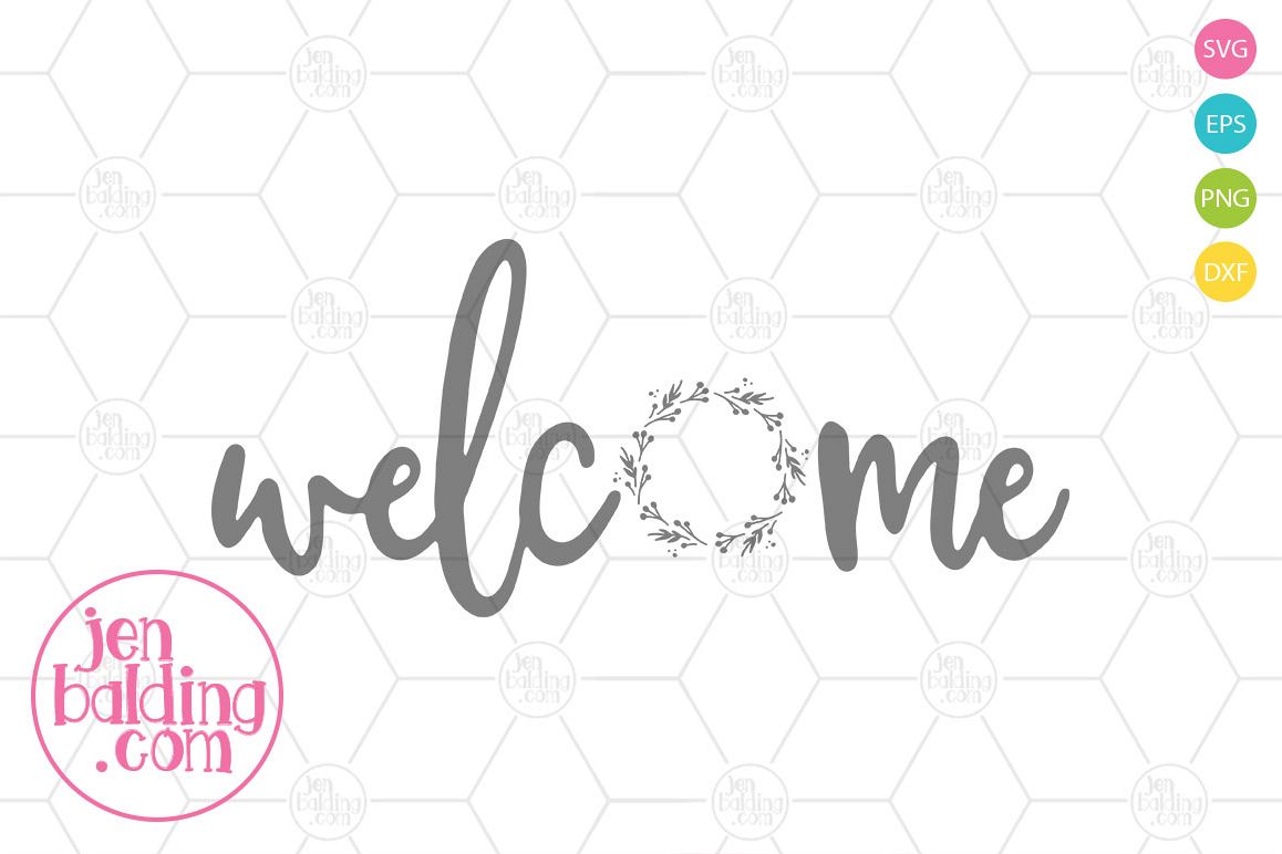 Welcome Wreath SVG example image 1