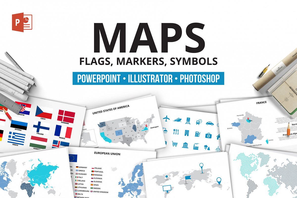 Maps infographics example image 1