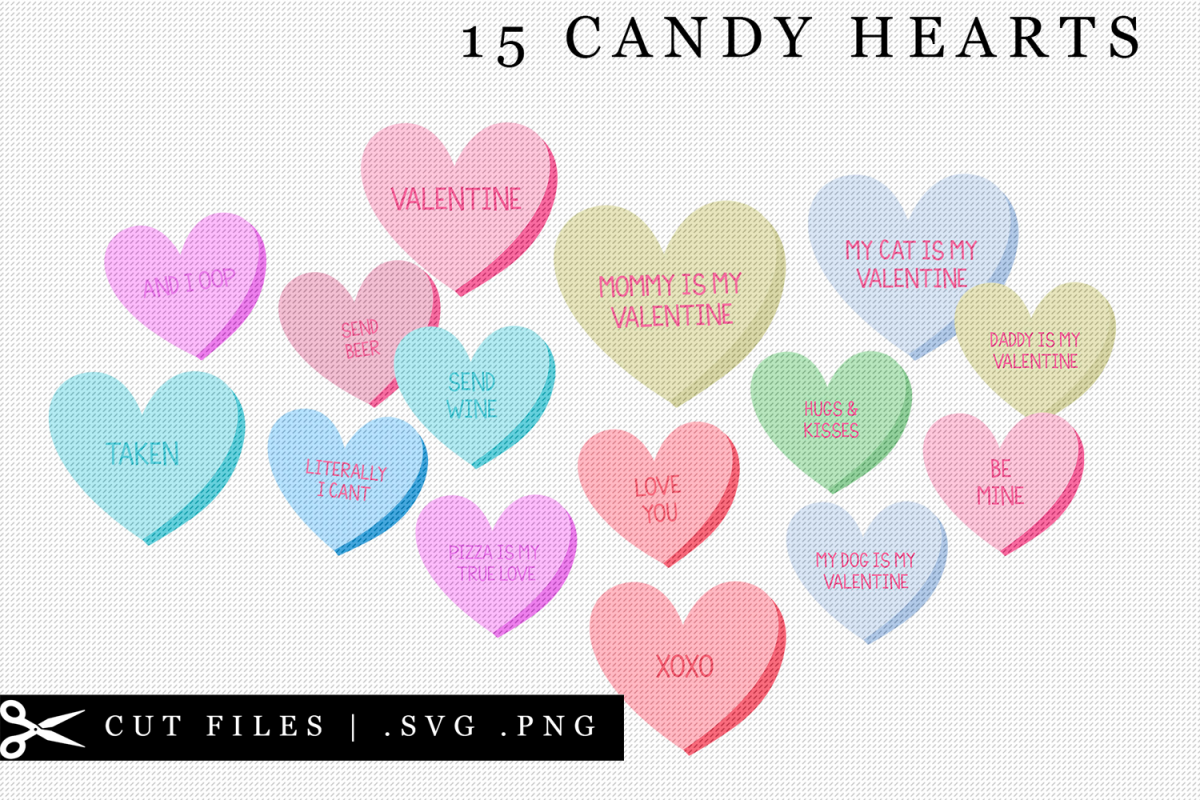 Download Candy Heart Svg Png Clip Art Valentine S Day