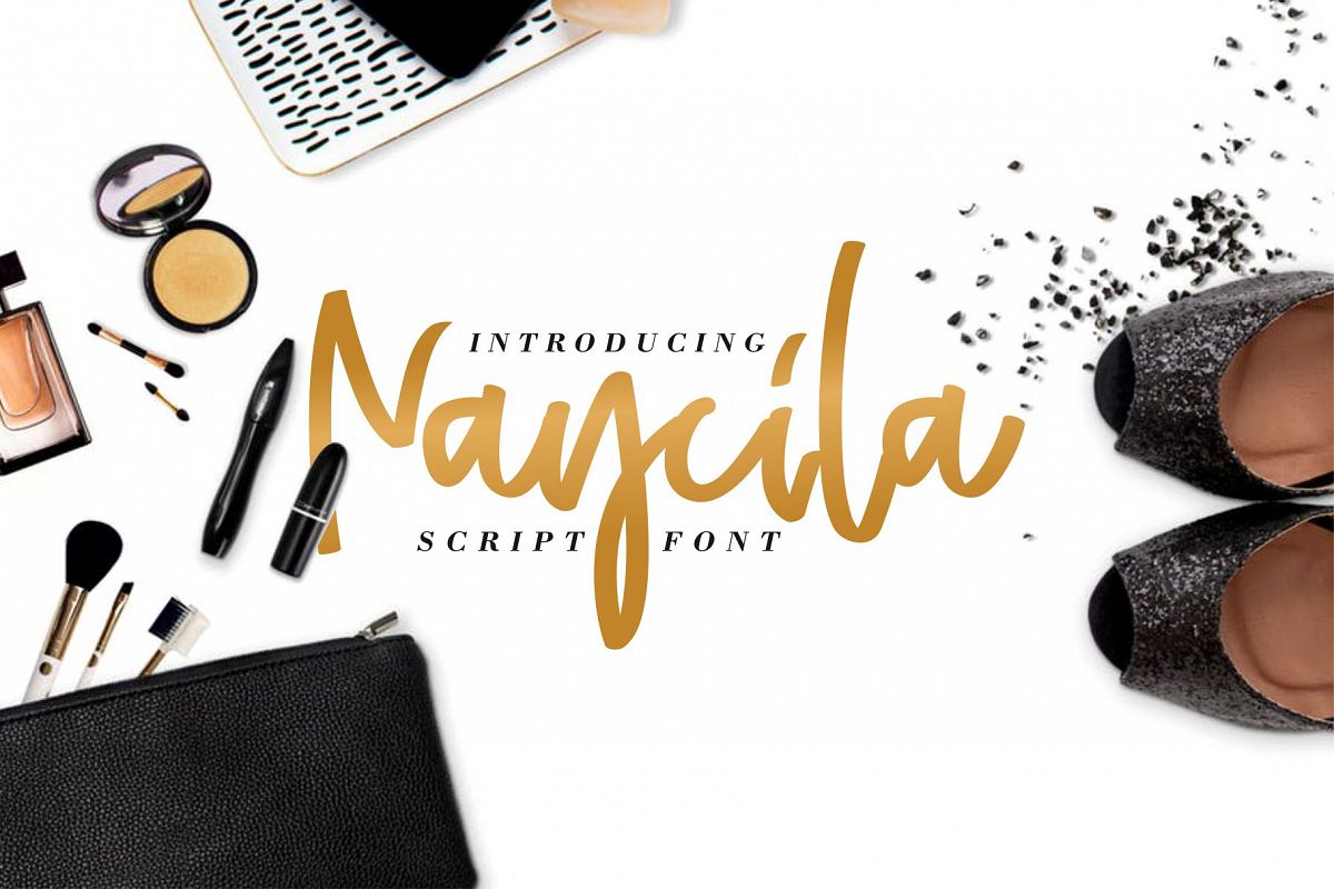 Naycila Script Font example image 1
