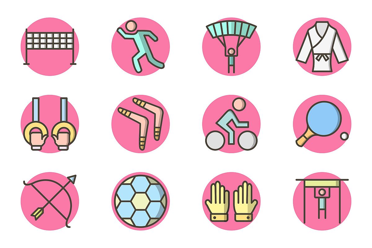 Set Of Sports And Game Icons example image 1