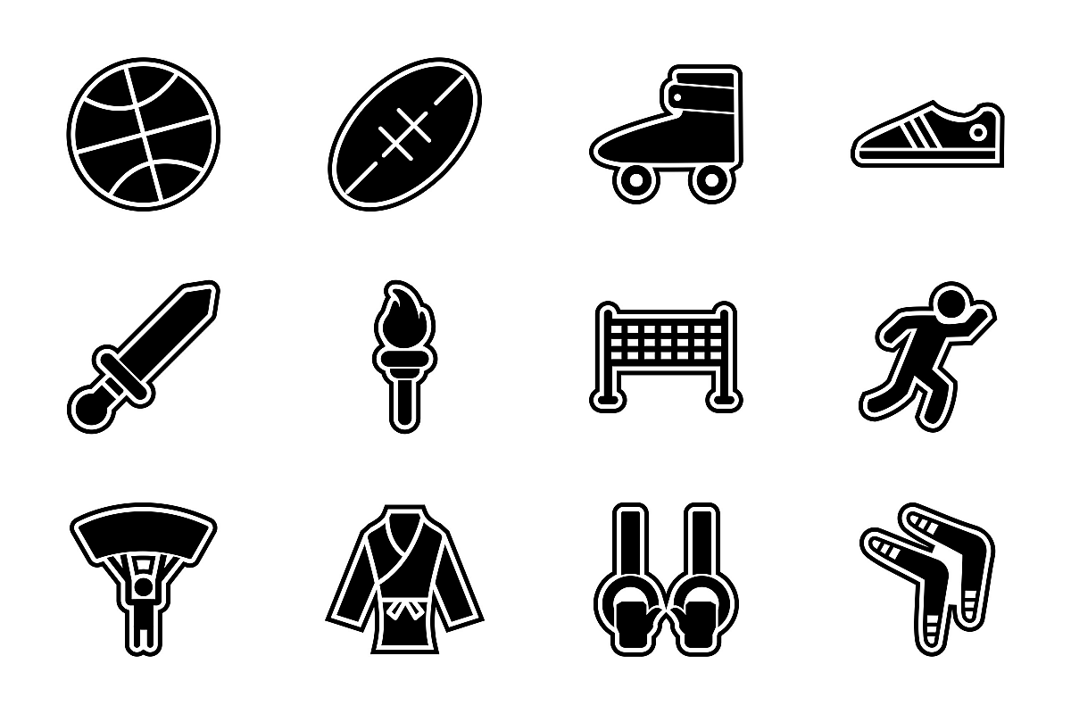 Set Of Sports And Game Icons example image 1