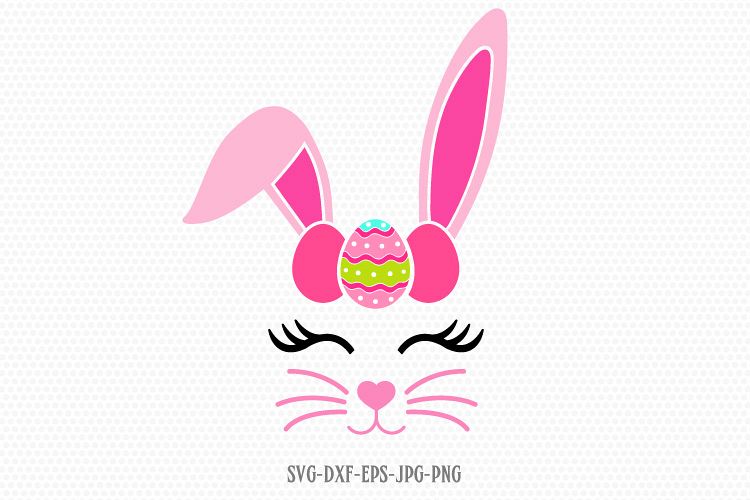 easter boy bunny svg example image 1