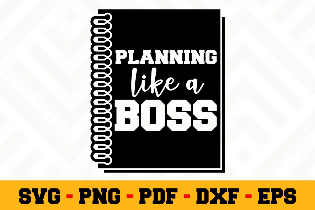 Planning SVG Design n494 | Planning SVG Planner File example image 1