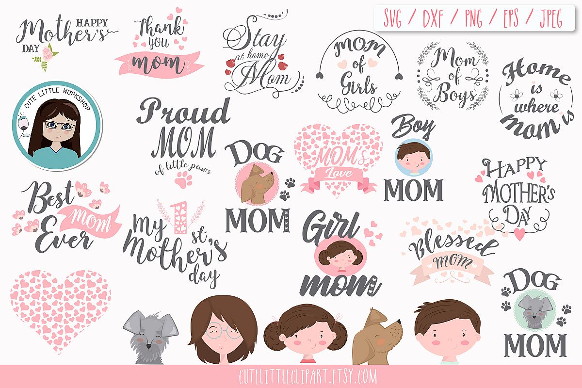 Mothers day Svg bundle Cliparts mother day, Mothers quotes