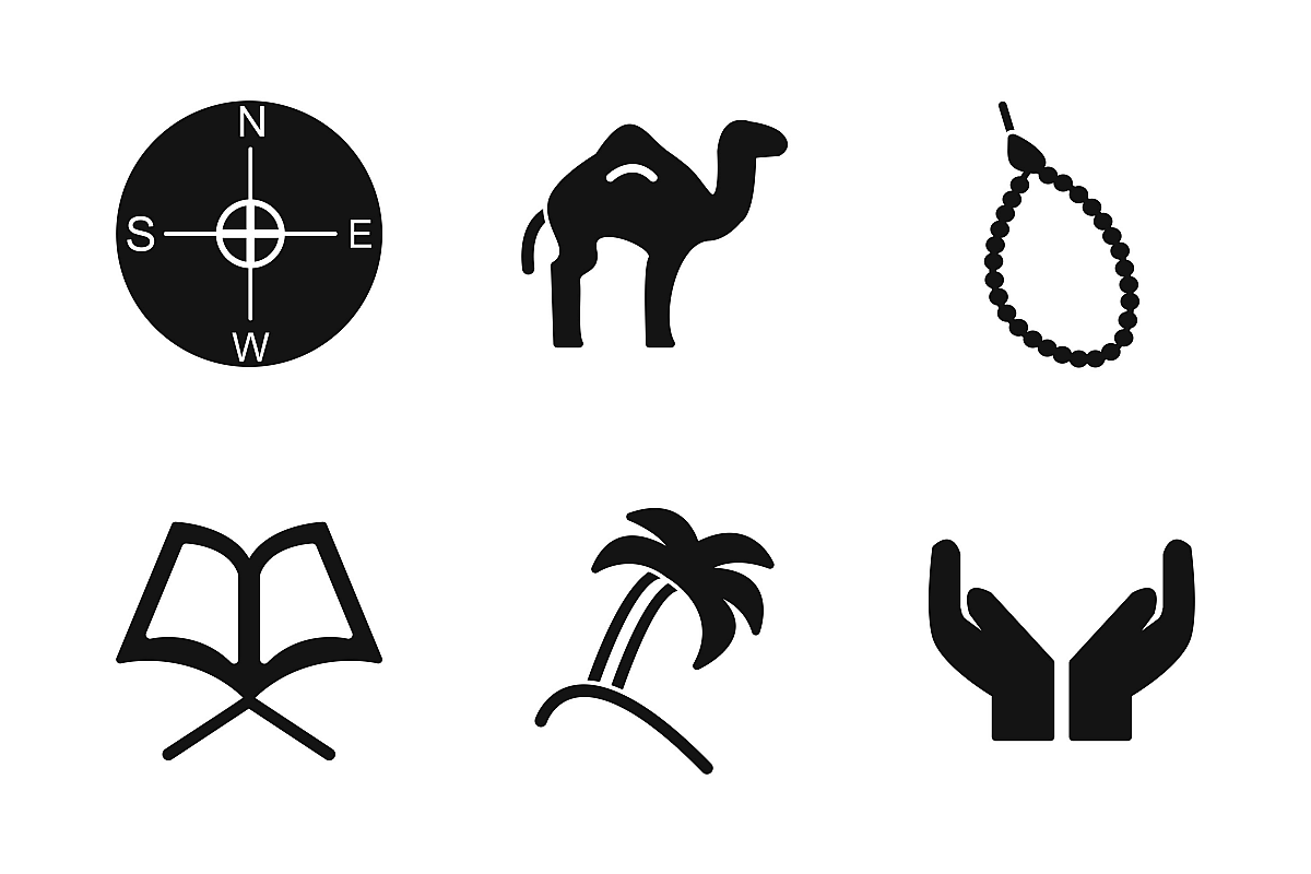 Set Of Ramadan Icons example image 1