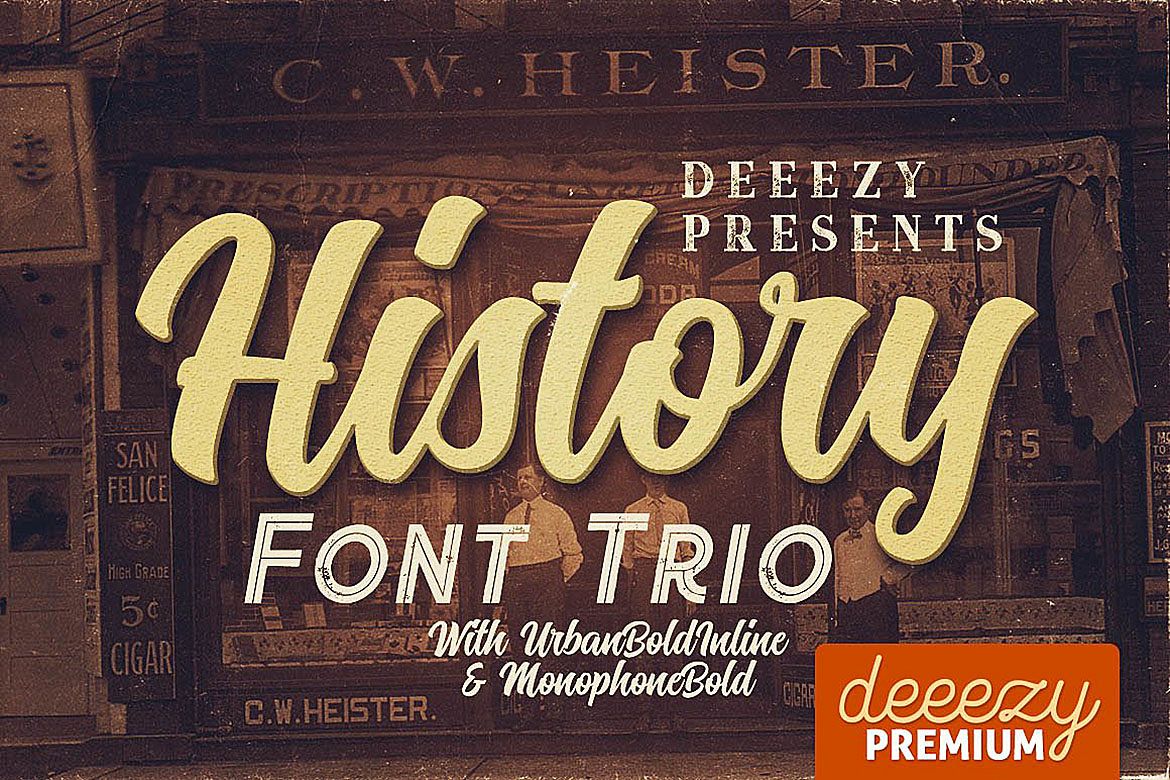 History Font Trio example image 1