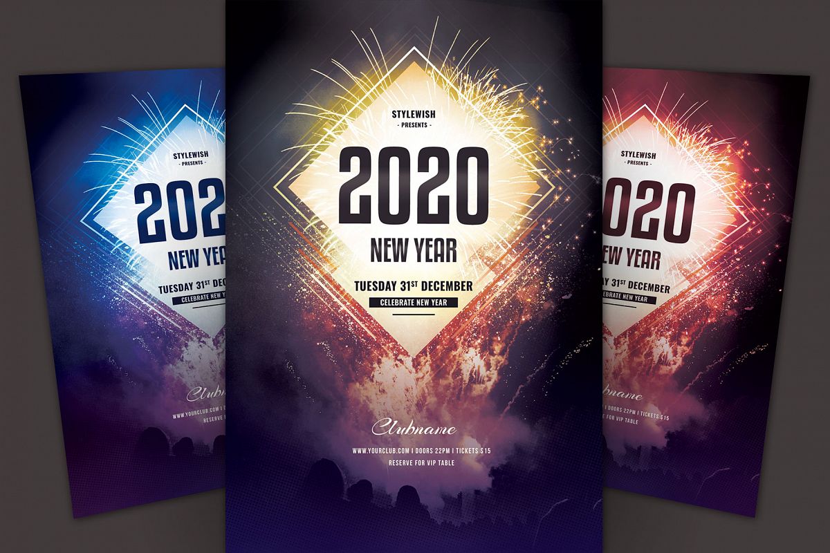 New Year Flyer example image 1
