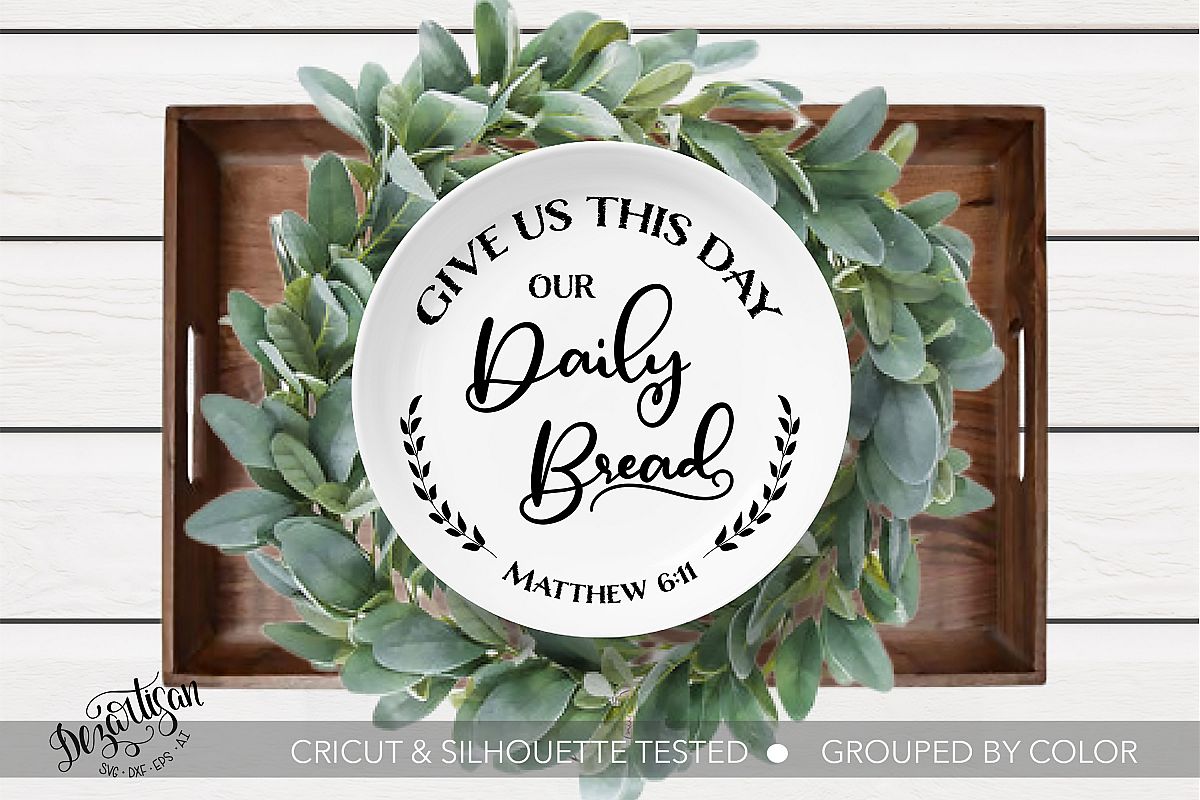 Give us this Day SVG | DXF example image 1