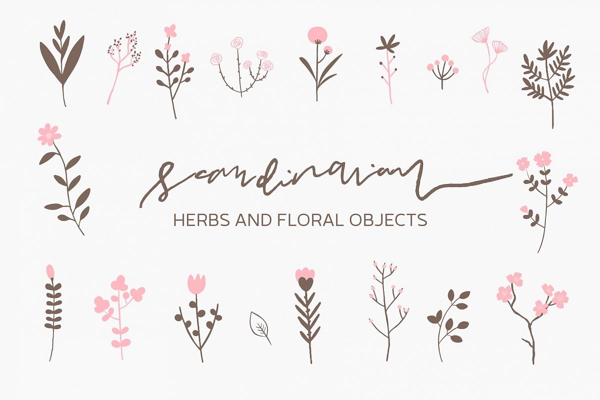 Scandinavian - Herbs and Flowers example image 1