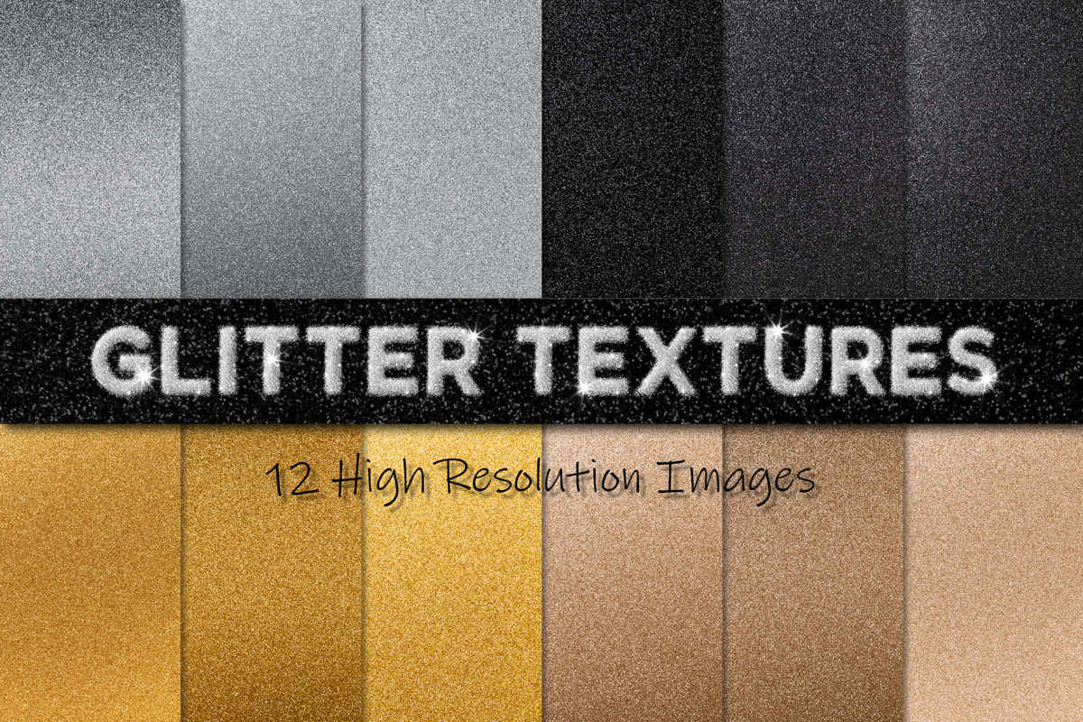 12 Glitter Textures example image 1