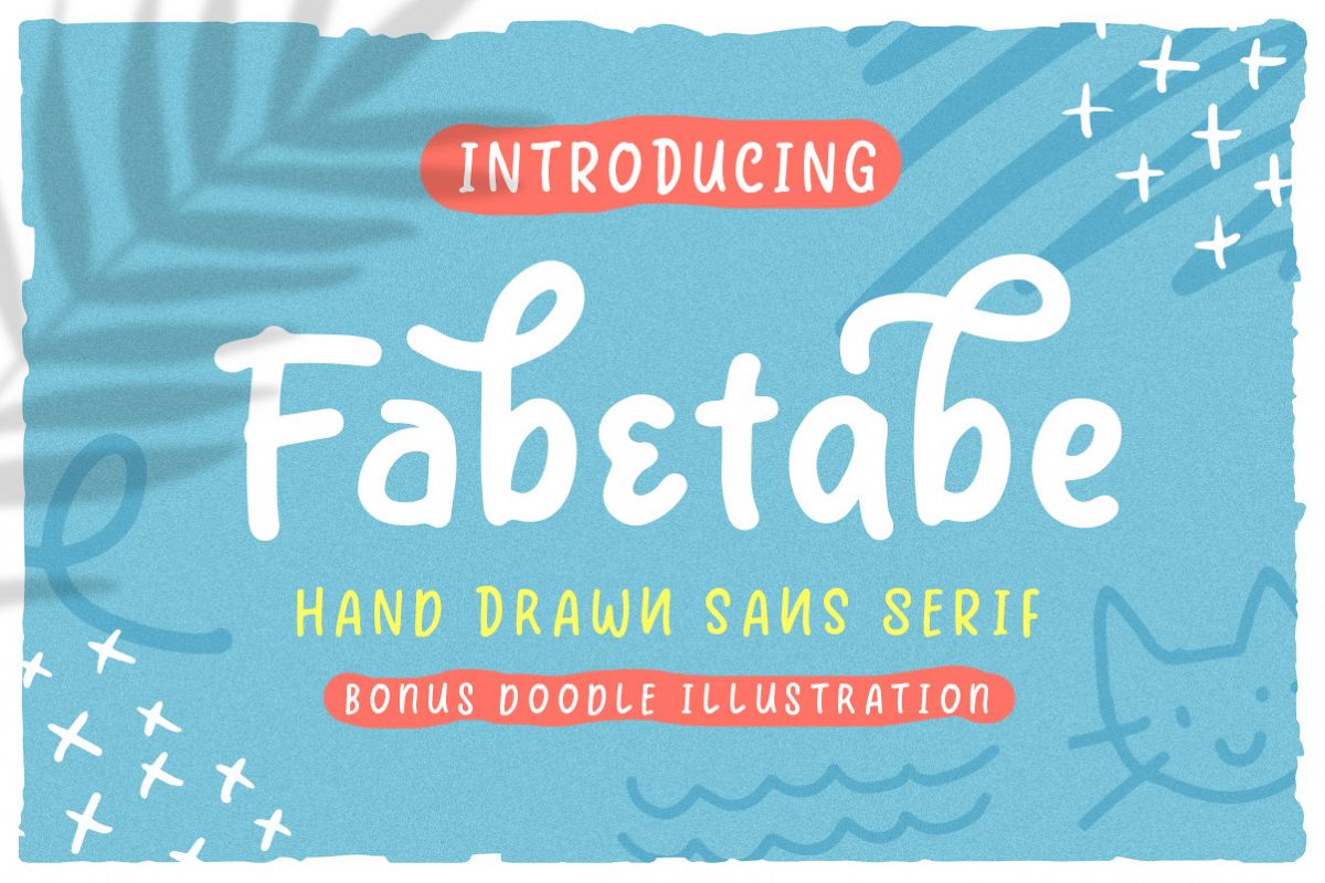 Fabetabe - A Hand Drawn Sans example image 1