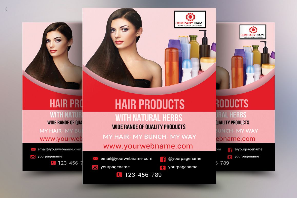 Hair Products Flyer example image 1