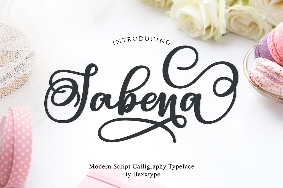 Sabena Script | Sweet Font example image 1