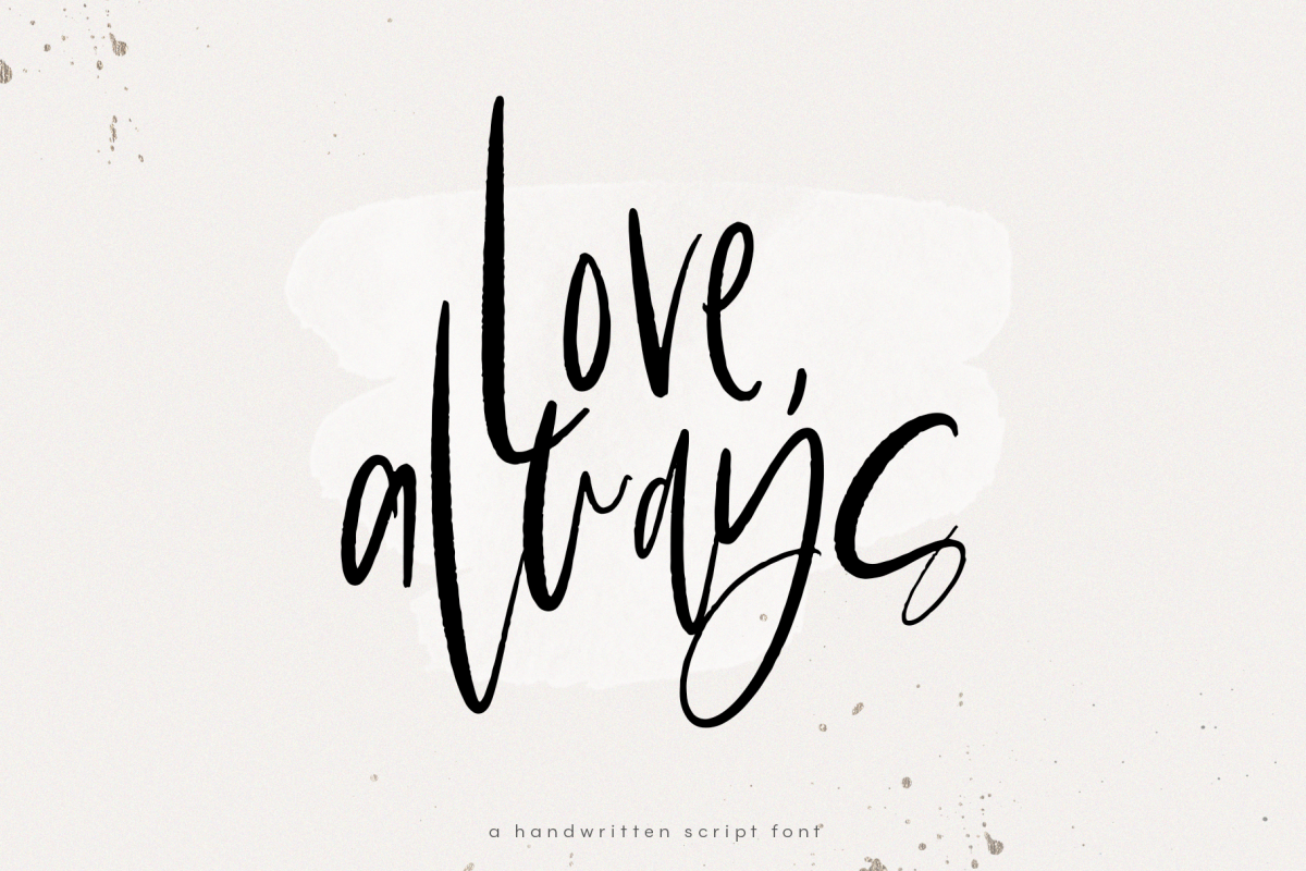 Love Always - A Handwritten Font example image 1
