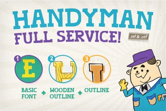 Handyman Font Full Service example image 1