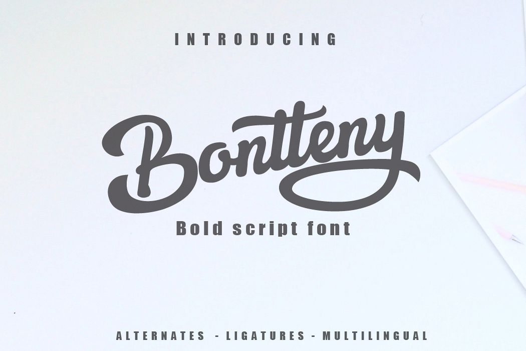Bontteny Font example image 1