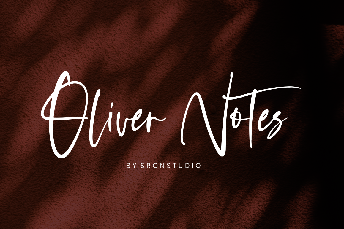Oliver Notes - Handwritten Font example image 1