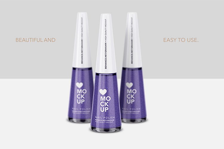 Nail Polish Mockup - Front View example image 1