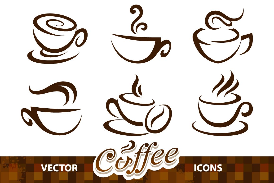 Coffee Cup Vector Icons 129837 Icons Design Bundles