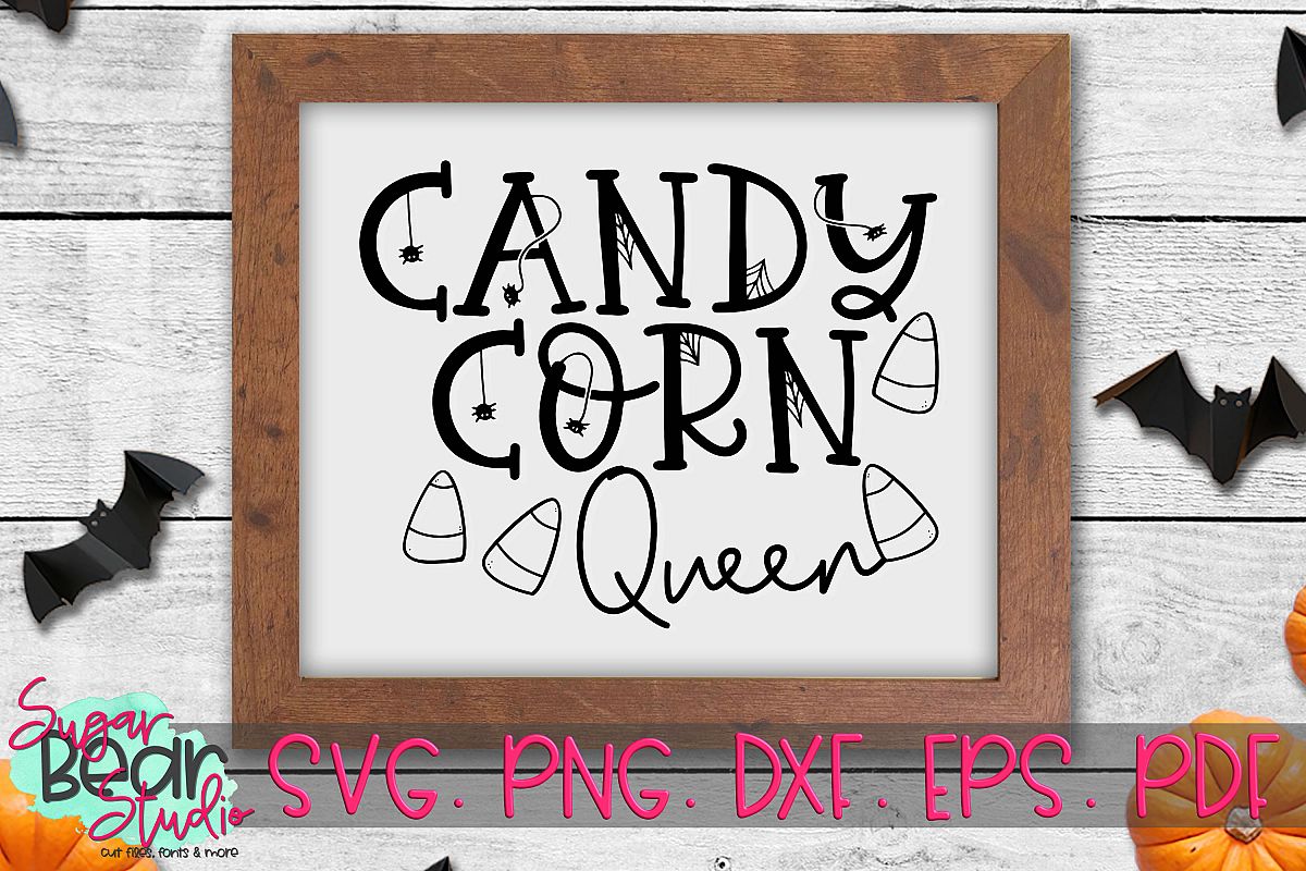 Candy Corn Queen - A Halloween SVG example image 1