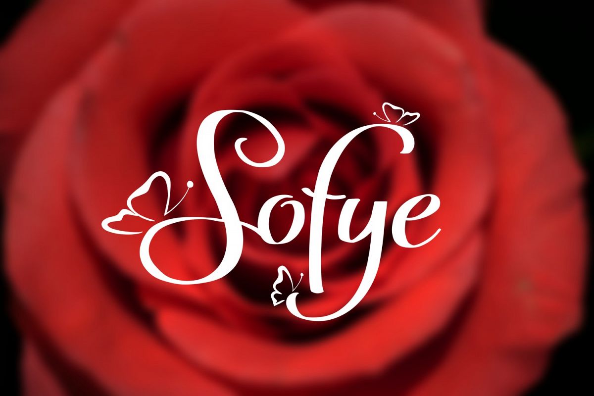 Sofye Font example image 1