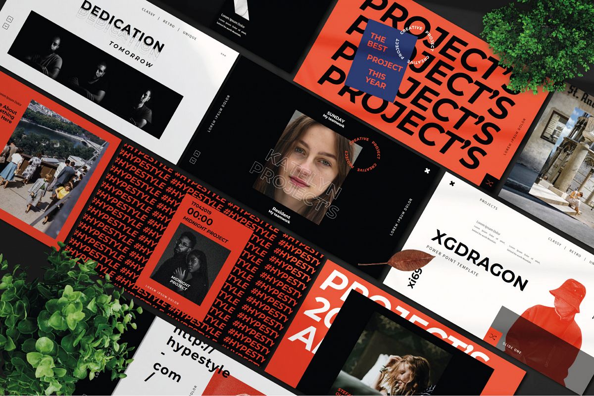 XGdragon Business Presentation Template example image 1