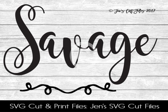Savage SVG Cut File example image 1