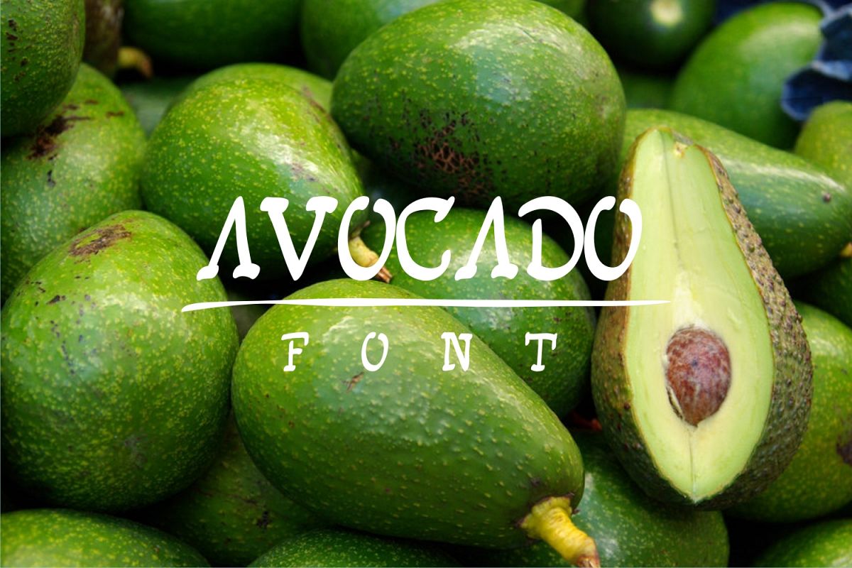 avocadofont example image 1